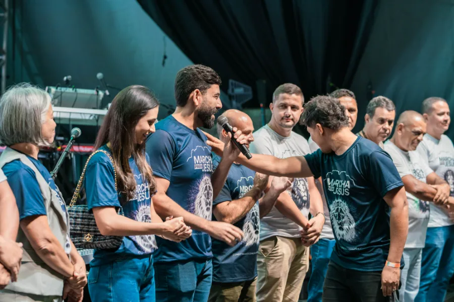 Registro da Marcha para Jesus 2026 em Igarapé — foto 01